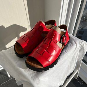 Camper Brutus Sandal Red Size 38